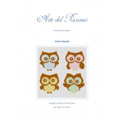 Cross Stich Pattern - Little Owls